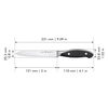 Forged Synergy, 5-inch Utility knife, serrated edge , small 2