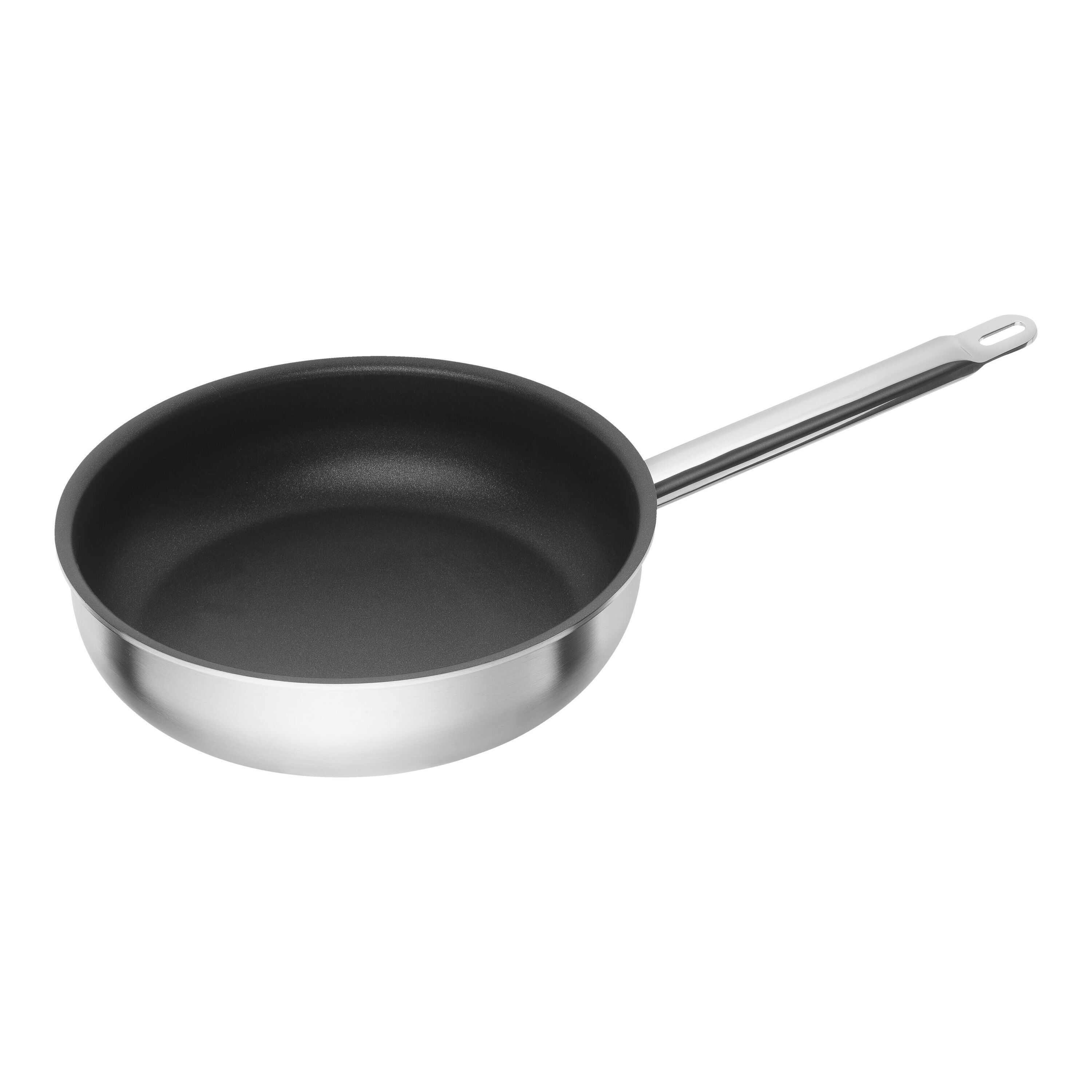 ZWILLING Pro Poêle 26 cm, Inox 18/10, Noir argenté