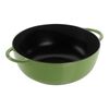 12.5-inch, Wok, lime green,,large