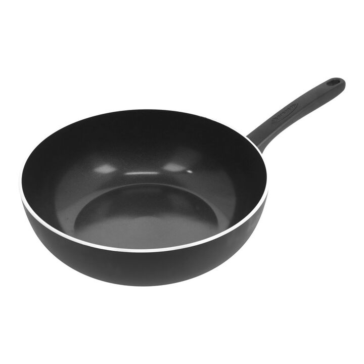 Alu Bistro 3, Wok vlakke bodem Ceraforce 28 cm, large 1