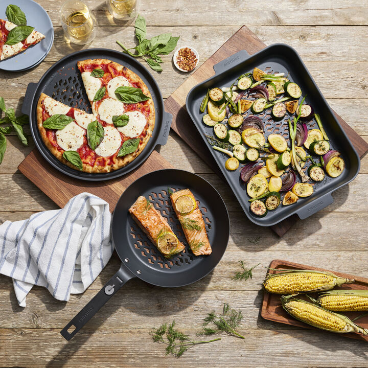 BBQ+, Perforated Carbon steel Outdoor Cookware Set, large 2