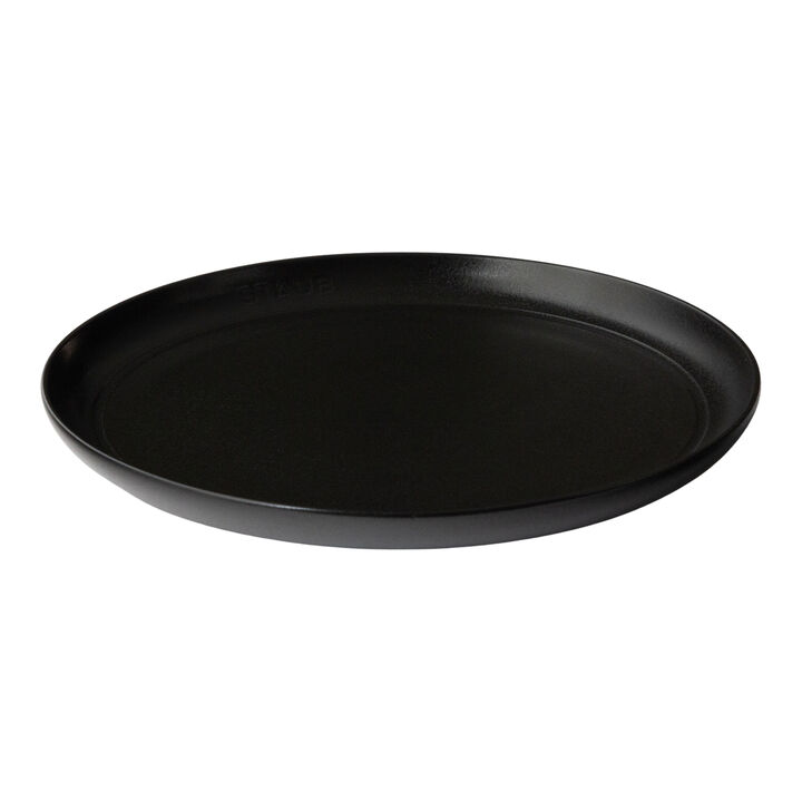 Dining Line, プレート フラット 26 cm, セラミック, ブラック, large 1