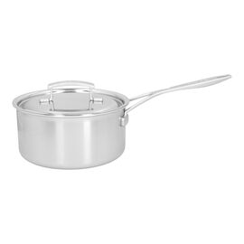 Demeyere Industry 5, 3 l 18/10 Stainless Steel round Sauce pan with lid, silver