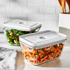 Fresh & Save, L / 2-pc, Large Vacuum Container, Glass, Grey, small 2