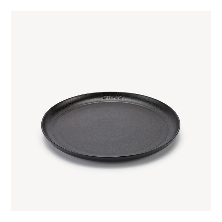 Dining Line, プレート フラット 26 cm, セラミック, ブラック, large 2
