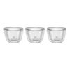 Sorrento, 3 Piece borosilicate glass Double-wall Glass Bowl Set, transparent, small 1