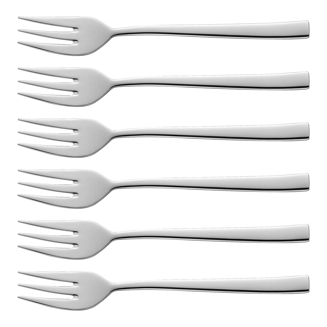 Set di forchette da dolce - 6-pz., 18/10 acciaio inossidabile,,large 1