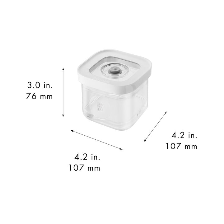 Fresh & Save CUBE, CUBE Container S / 11 cm, 0.35 Qt, Transparent-white, large 2