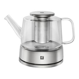 ZWILLING Sorrento Double Wall Glassware, 27-oz, Teapot with stainless steel stand