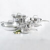 Energy X3, 10 Piece 18/10 Stainless Steel Cookware set, small 5
