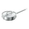 24 cm round 18/10 Stainless Steel Saute pan,,large