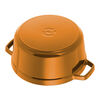 Cast Iron, 7 qt, Round, Dutch Oven, Saffron, small 5