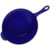 Cast Iron - Fry Pans/ Skillets, 10-inch, Daily Pan With Glass Lid, Dark Blue, small 3