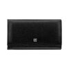 CLASSIC, 7-pcs Calf leather Snap fastener case black, small 2