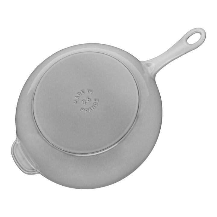 Pans, 26 cm / 10 inch cast iron Frying pan, graphite-grey, large 4
