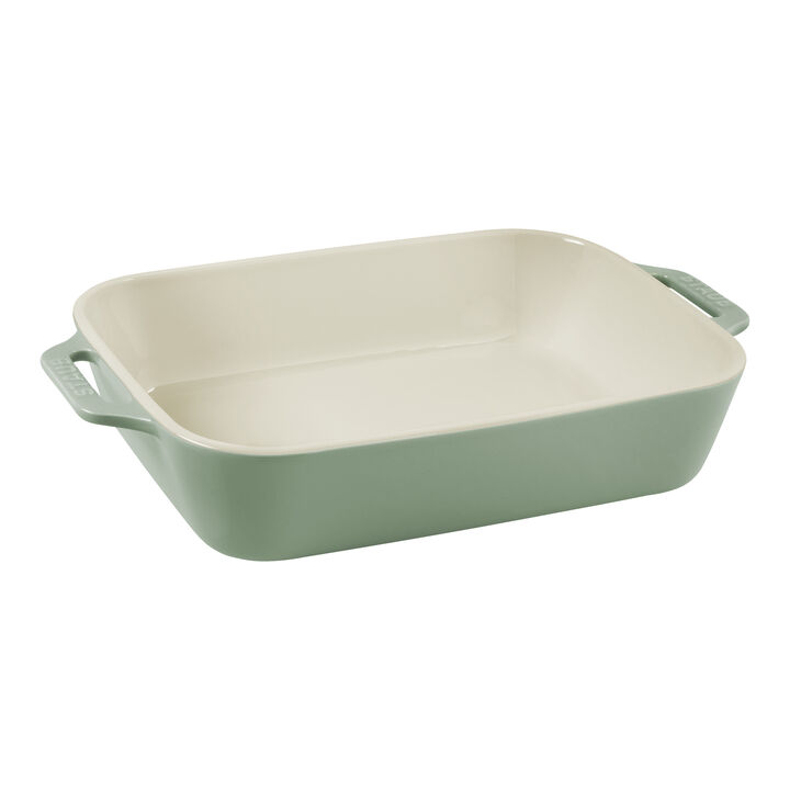Stoneware, 5-pc, Mixed Baking Dish Set, eucalyptus, large 4