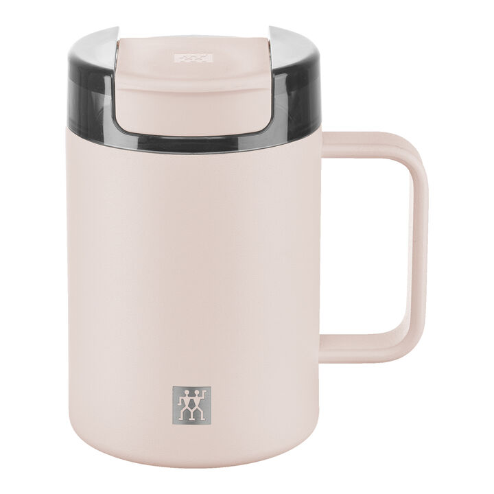 Thermo Plus, Thermo mug, 380 ml, stainless steel, pink, large 2