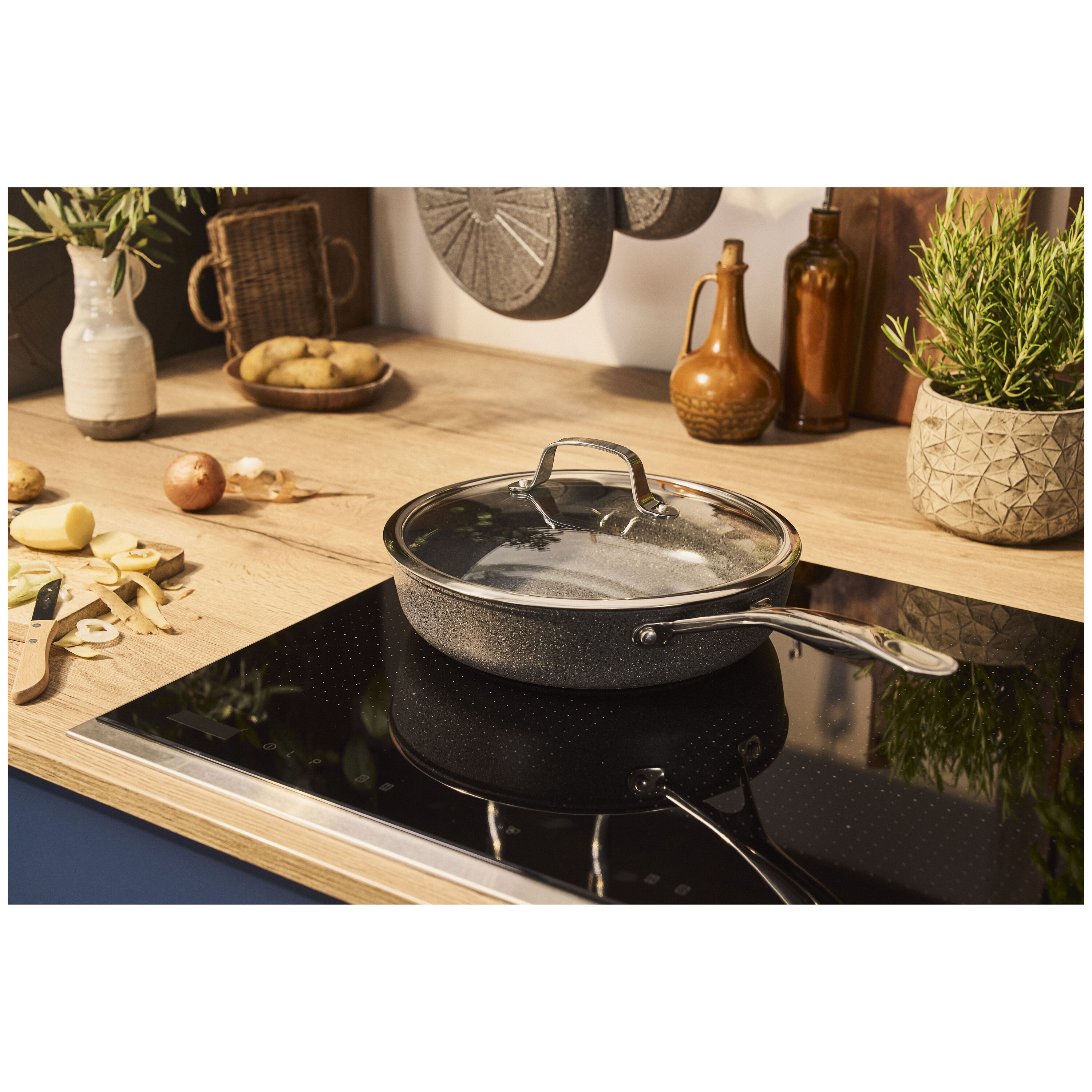 ZWILLING Madura Wok 30cm - Titanverstärkte Keramik Antihaftbeschichtung