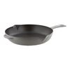 26 cm / 10 inch cast iron Frying pan with pouring spout, graphite-grey,,large