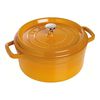 La Cocotte, Gryta 24 cm / 3,7 l, Rund, Senap, Gjutj&auml;rn, small 1