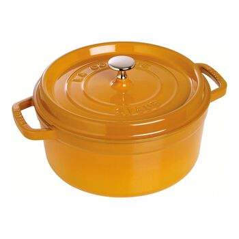D&ouml;k&uuml;m Tencere | Hardal | 24 cm | 3,7 l | yuvarlak,,large 1
