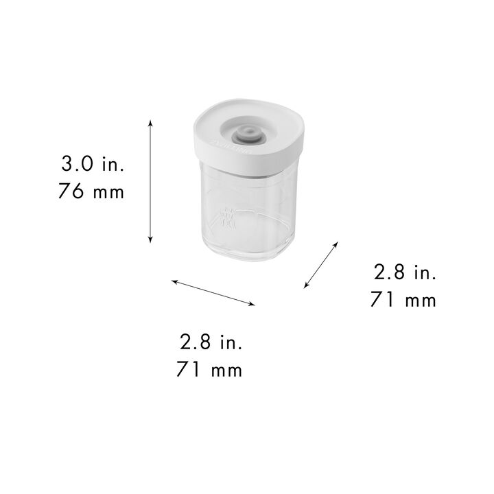 Fresh & Save CUBE, CUBE Opbevaringssæt, XS / 3-dele, gennemsigtig-hvid, large 2