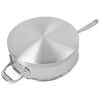 Atlantis, 9.5-inch Sauté Pan With Helper Handle And Lid, 18/10 Stainless Steel , small 2