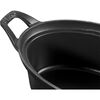 1.7 l cast iron oval La coquette, black,,large