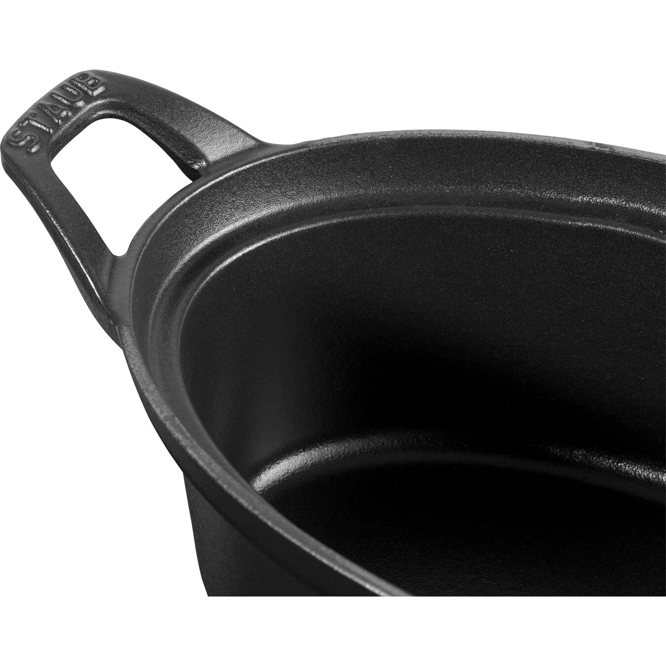 1.7 l cast iron oval La Coquette, black,,large 4