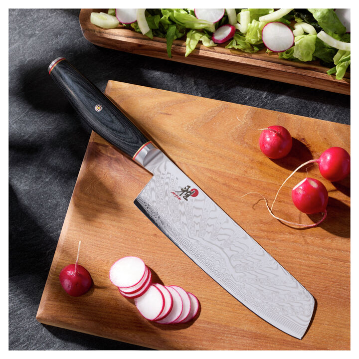 TENMEI, 7-inch, Nakiri, black, large 3