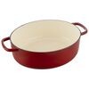 Bellamonte, Cocotte 29 cm, oval, Rot, Gusseisen, small 5