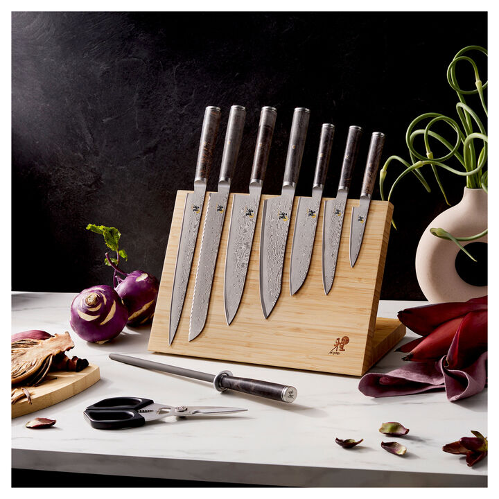 BLACK 5000MCD67, 10-pc, Knife block set, Brown, large 2