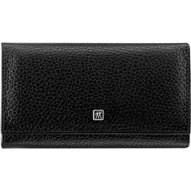 7-pc, Leather Snap Fastener Case, Black Matte