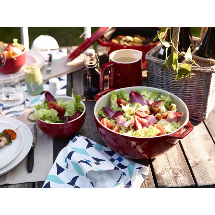 Ceramique, Bol 25 cm, Céramique, Cerise, large 3