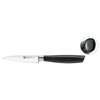 4-inch, Paring knife, black matte,,large 1