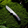 Outdoor, 3.5-inch, Hunting Knife With Leather Sheath, Matte Black Micarta, small 7