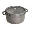 12.5 l cast iron round Cocotte, graphite-grey,,large