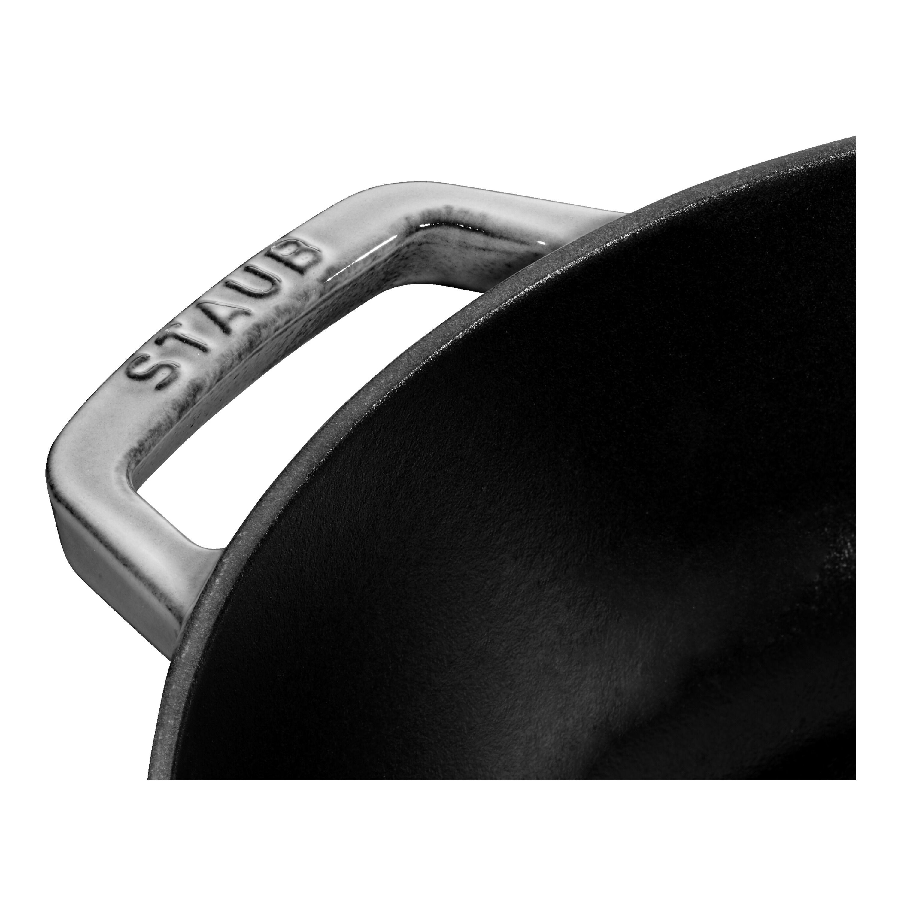 Staub Braisers Sauteerpan Chistera 24 cm / 2,5 l, Grafietgrijs - Braisers - Staub