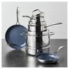 Clad CFX, 10-pc, Non-stick, Stainless Steel Ceramic Cookware Set , small 4
