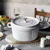 La Cocotte, 28 cm round Cast iron Cocotte pure-white, small 4