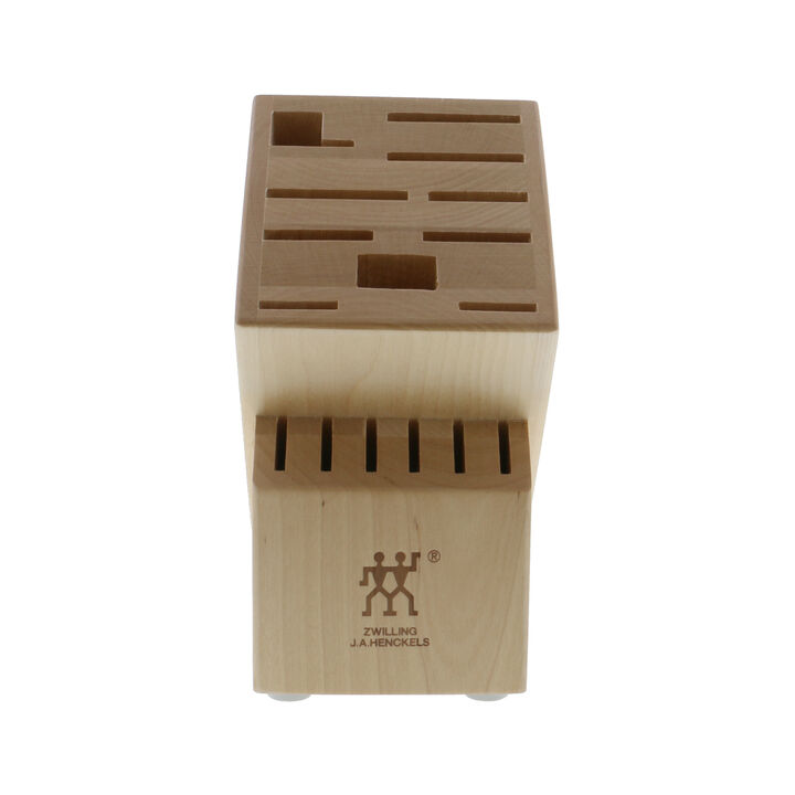 Storage, Birch, TWIN Birchwood Knife Block Empty, large 2