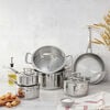 Synergy, 10 Piece 18/10 Stainless Steel Cookware set with glass lid, small 2