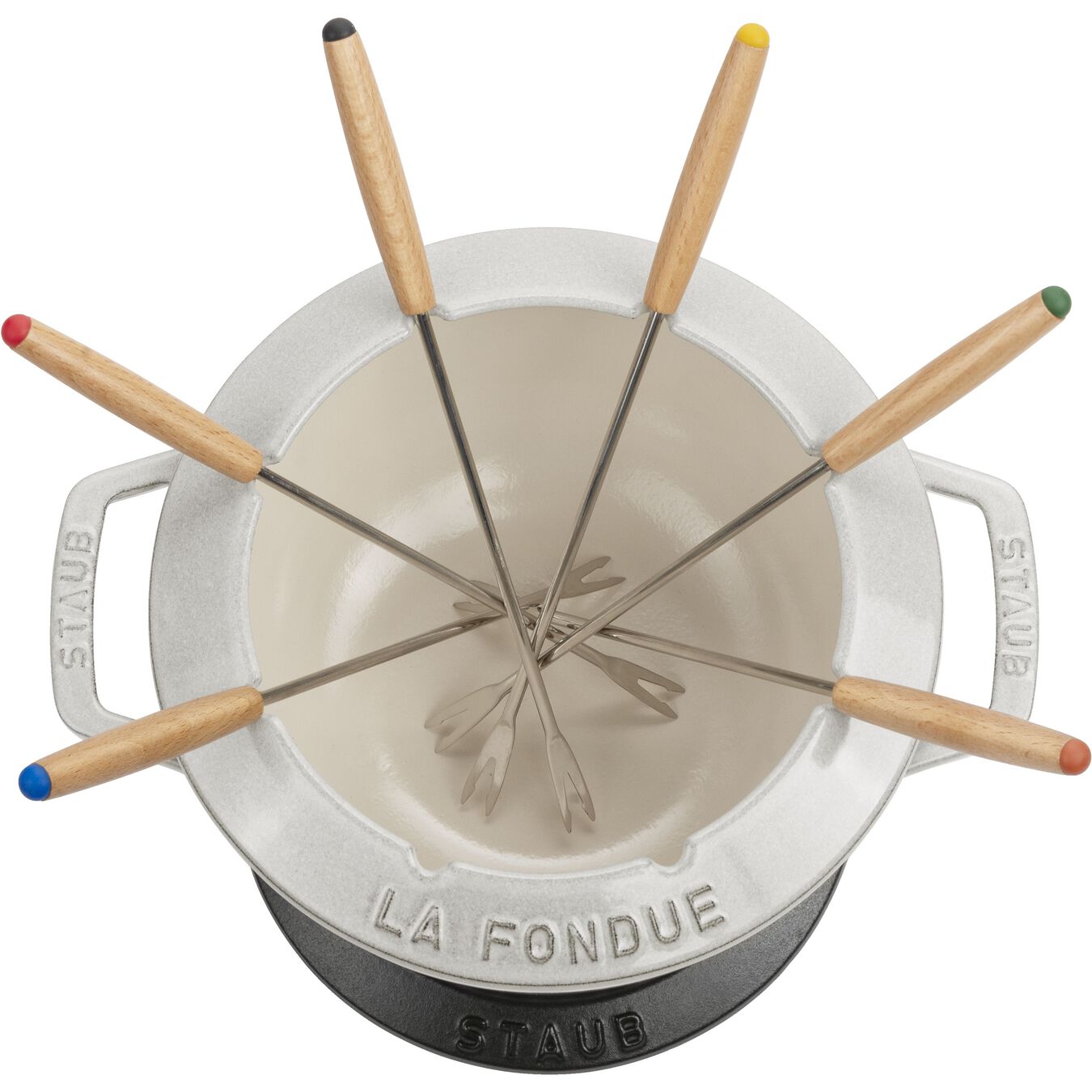 Service à fondue 20 cm, Truffe blanche,,large 3