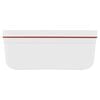 Lunch box sottovuoto M, plastica, bianco-rosso,,large