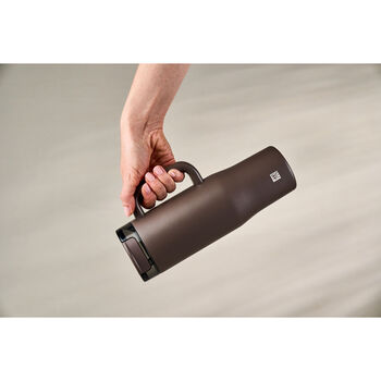 Thermo Straw Tumbler, 900 ml, paslanmaz &ccedil;elik, &Ccedil;ikolata,,large 6