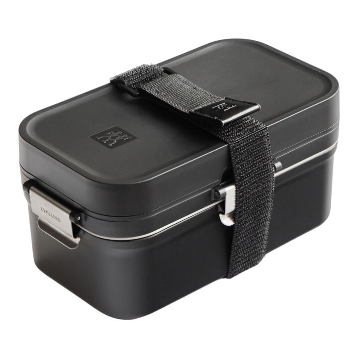 真空保存ランチボックス, PP, ブラック, large 1