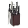 Spectrum, 8-pc, Knife block set, brown, small 1
