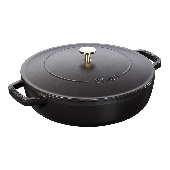 Braisers, Sauteerpan Chistera 24 cm / 2,5 l, Zwart, large 1