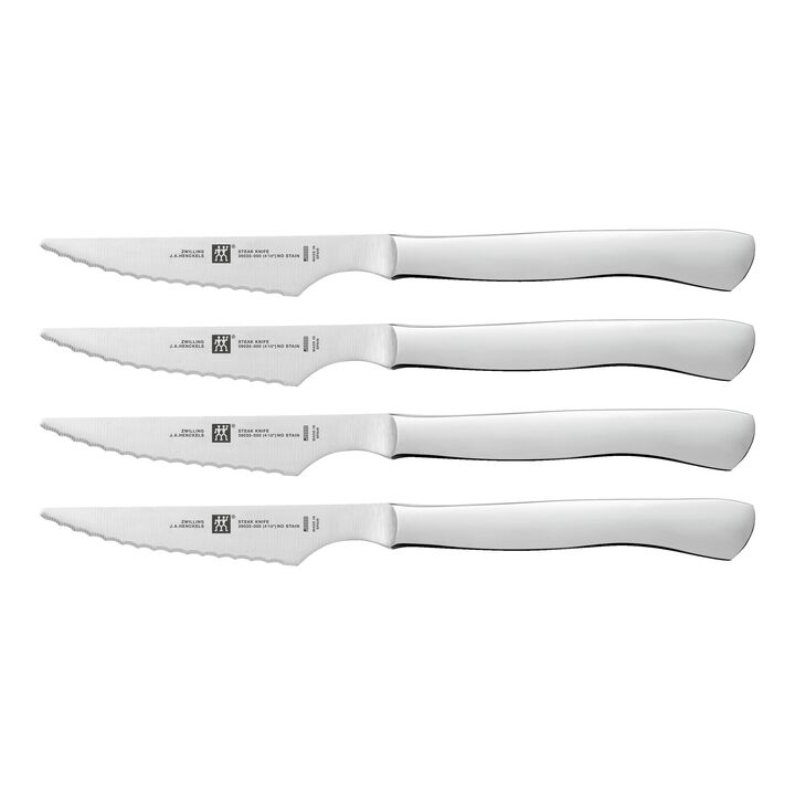 Steak Sets, 4-pc, Stainless Steel Serrated Steak Knife Set, large 1