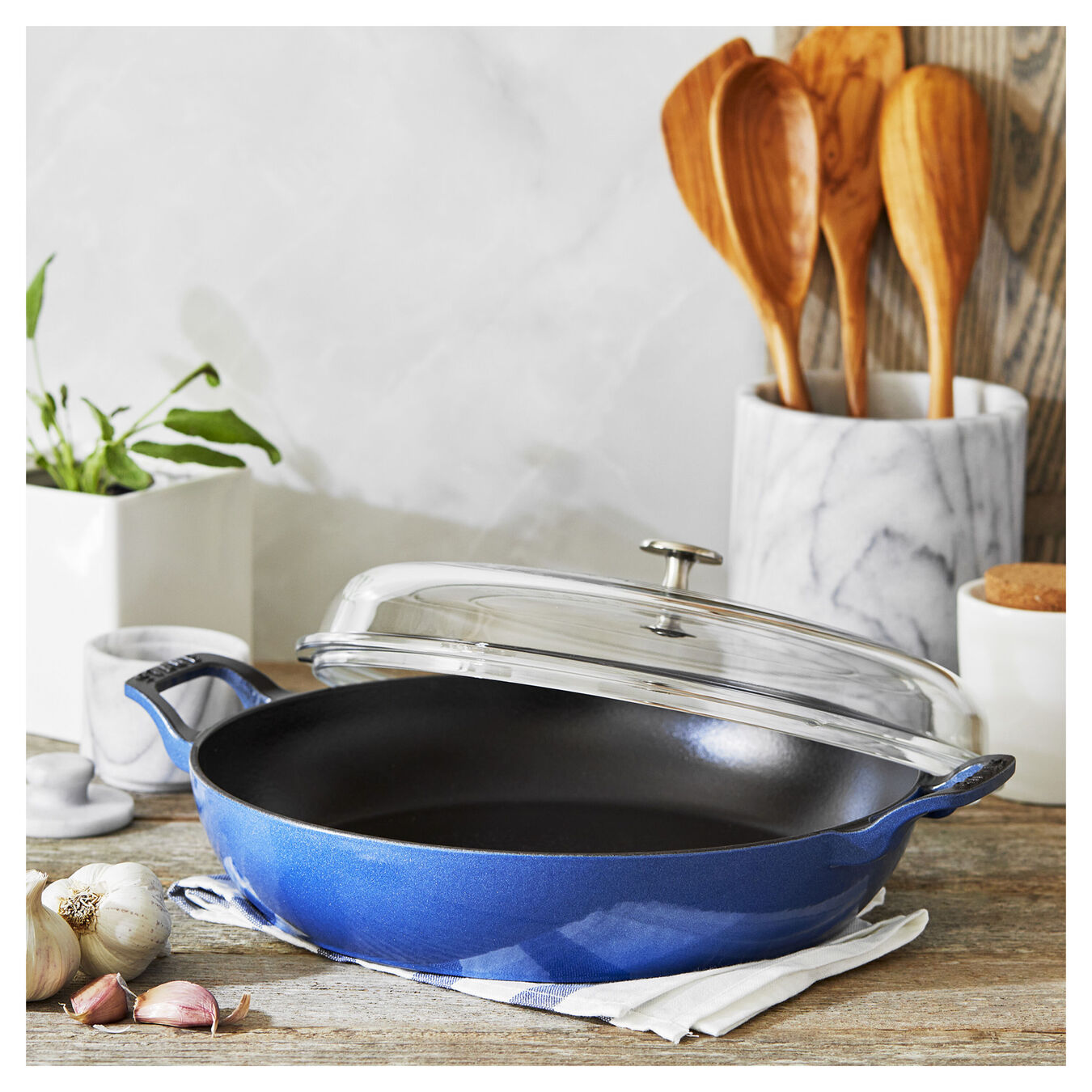 Buy Staub Braisers Saute pan with glass lid